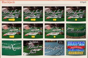Muestras de las diferentes versiones de blackjack con las que se puede encontrar en un casino online. ¡Créanos, este es una muestra muy pequeña!